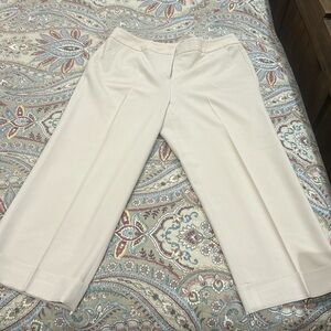 Cream Cropped Pants
